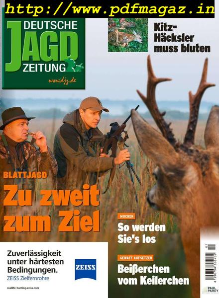 Deutsche Jagdzeitung – Juli 2019