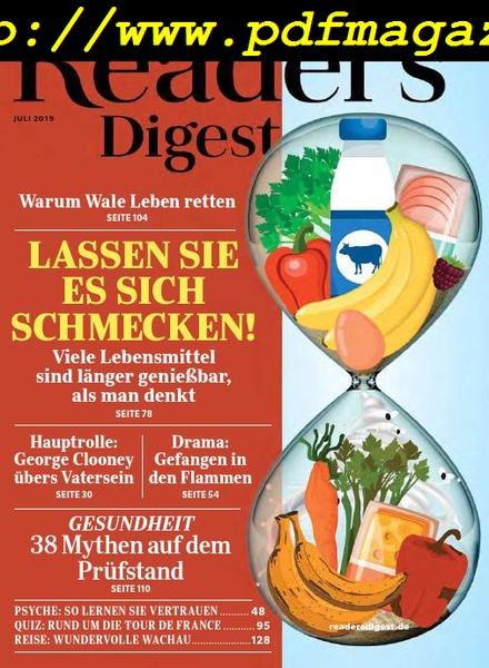 Reader’s Digest Germany – Juli 2019