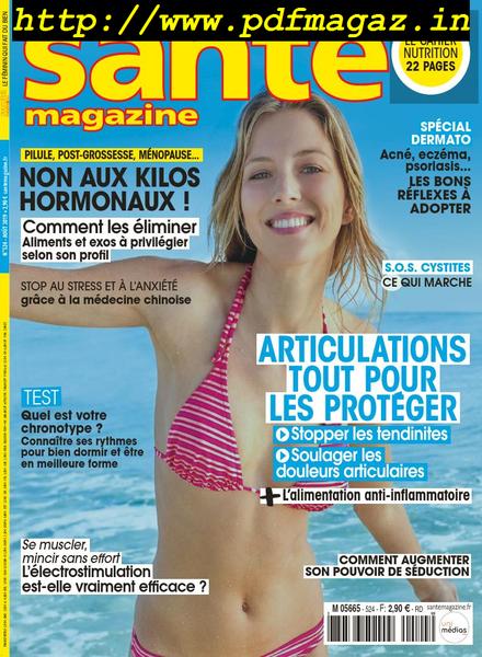 Sante Magazine – aout 2019