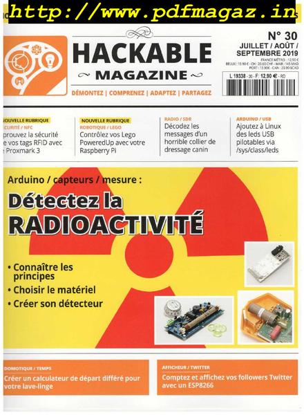 Hackable Magazine – Juillet-Aout 2019