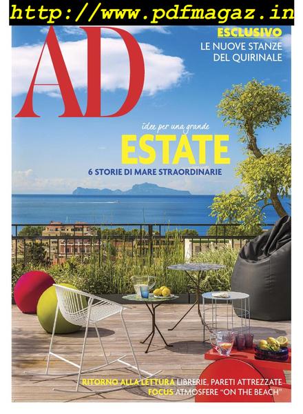 AD Architectural Digest Italia N.445 – Luglio-Agosto 2019