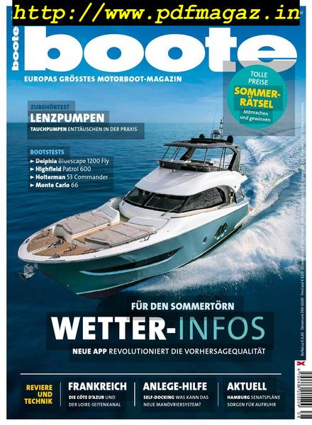 Boote – August 2019
