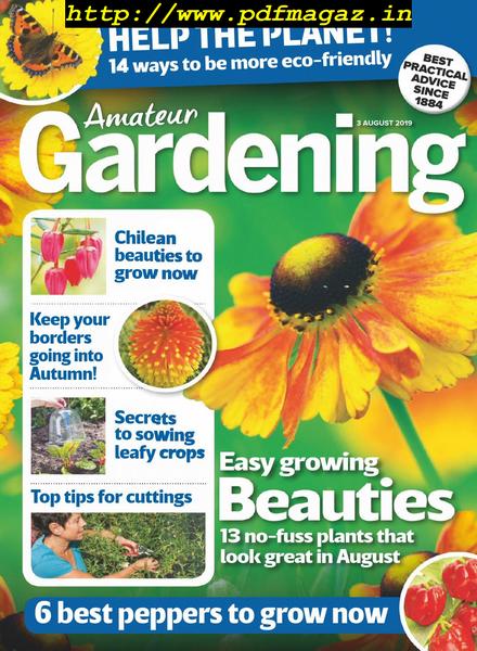 Amateur Gardening – 03 August 2019