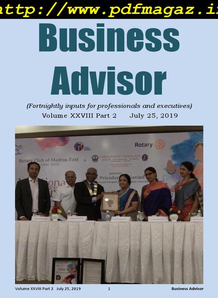 Business Advisor – July 22, 2019