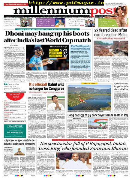 Millennium Post Delhi Newspaper – July 03, 2019