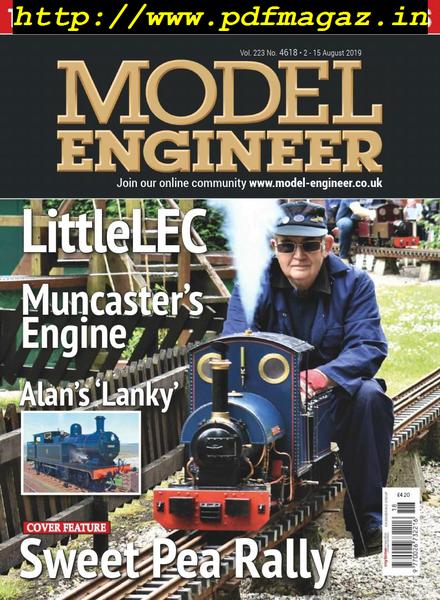 Model Engineer – 02 August 2019