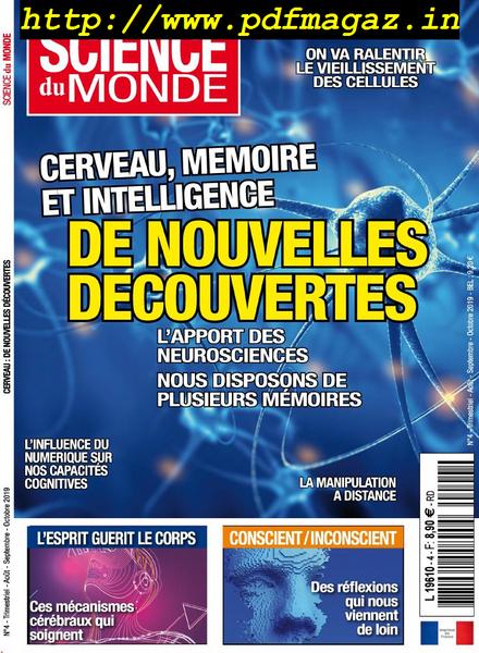 Science du Monde – aout 2019