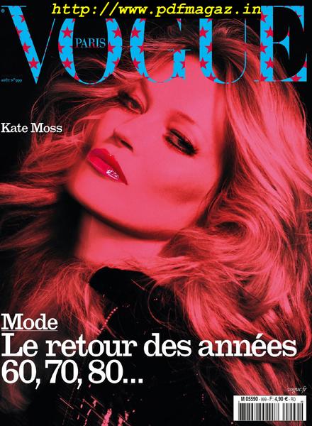 Vogue Paris – aout 2019