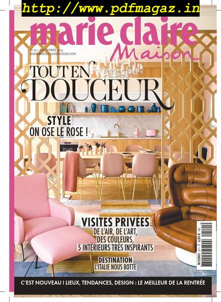 Marie Claire Maison France – septembre 2019