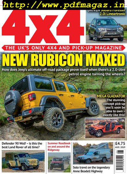 4×4 Magazine UK – August 2019
