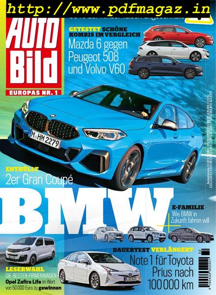 Download Auto Bild Germany 08 August 19 Pdf Magazine
