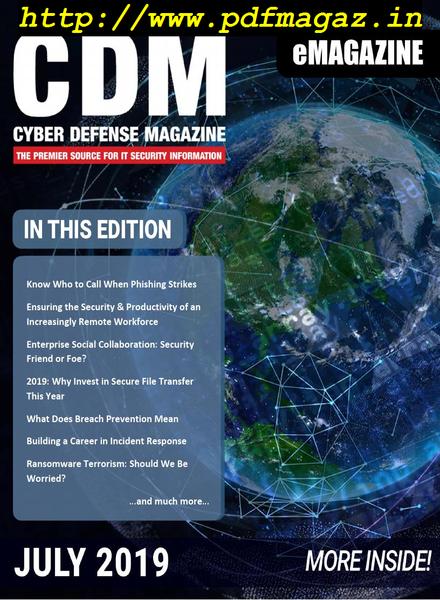 Cyber Defense Magazine – July 2019