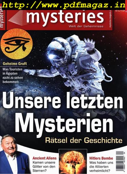 Mysteries Germany – Juli-August 2019