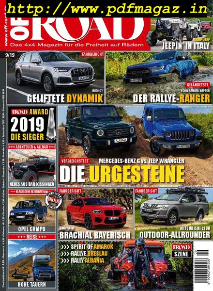 OFF ROAD – August 2019