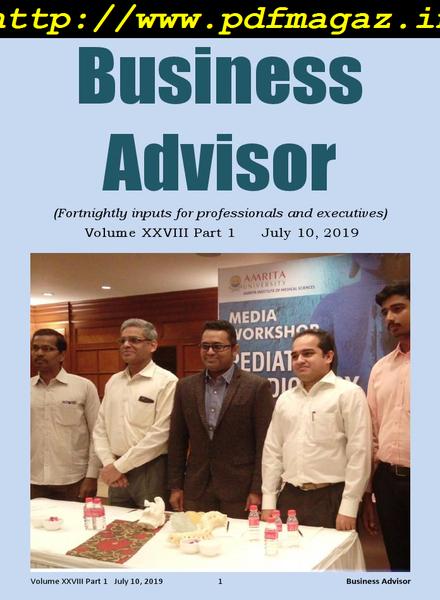Business Advisor – July 09, 2019