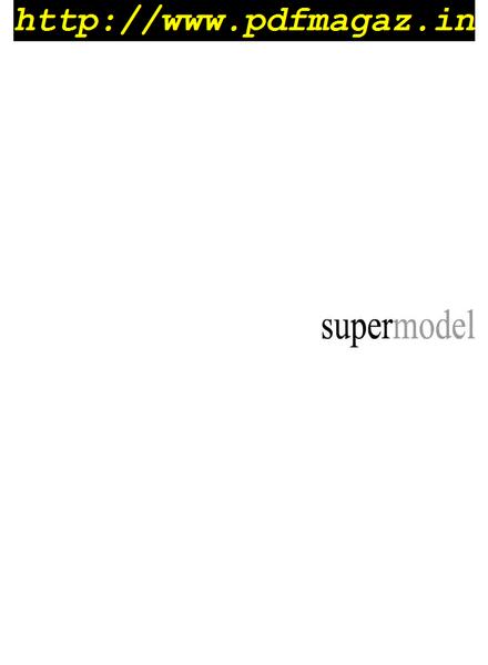 Supermodel Magazine – Issue 80, August 2019