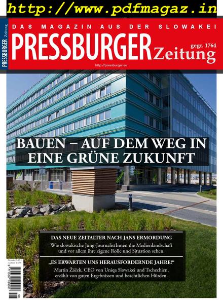 Pressburger Zeitung – August-September 2019