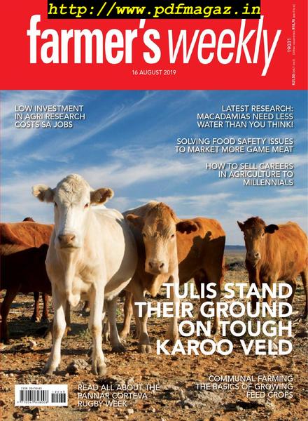 Farmer’s Weekly – 16 August 2019