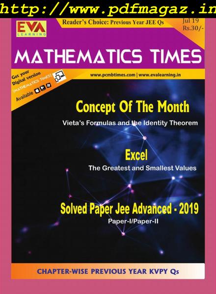 Mathematics Times – July 2019