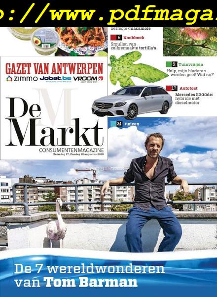 Gazet van Antwerpen De Markt – 17 augustus 2019