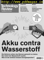 Technology Review – September 2019