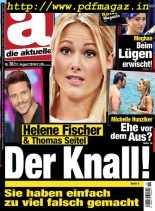 die aktuelle – 31 August 2019