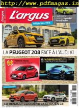 L’Argus – 29 aout 2019