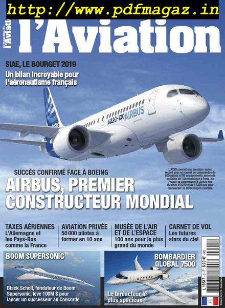 Le Magazine de l’Aviation – aout 2019