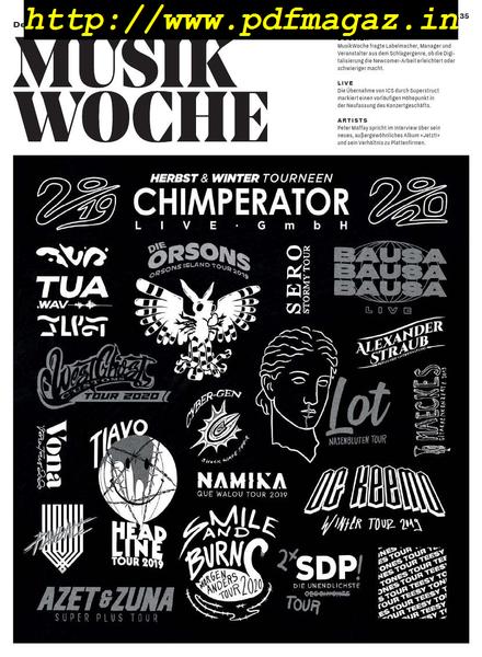 Musikwoche – 26 August 2019