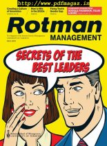 Rotman Management – August 2019