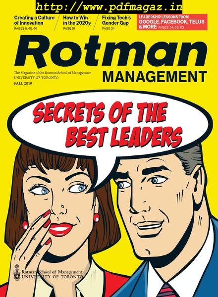Rotman Management – August 2019
