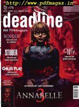 Deadline – Juli 2019