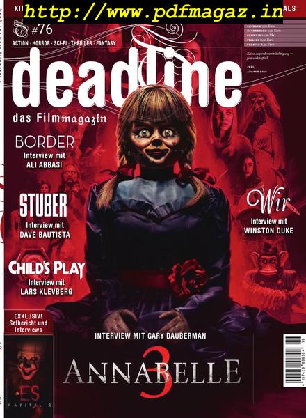 Deadline – Juli 2019