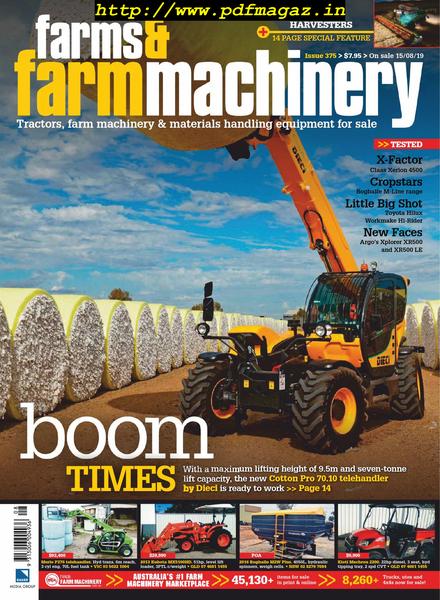 Farms and Farm Machinery – September 2019
