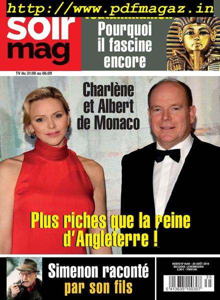 Le Soir Magazine – 31 aout 2019
