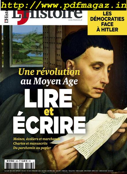 L’Histoire – Septembre 2019