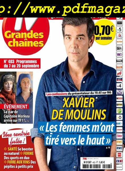 TV Grandes chaines – 7 Septembre 2019