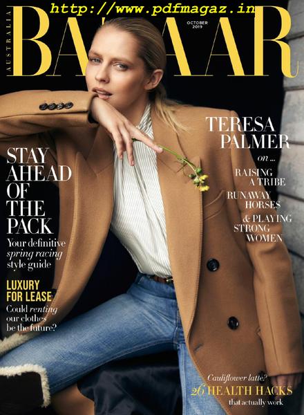 Harper’s Bazaar Australia – October 2019