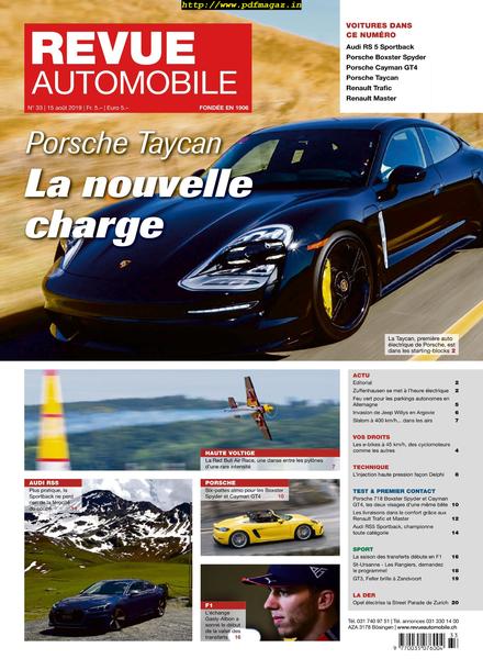 Revue Automobile – 15 aout 2019
