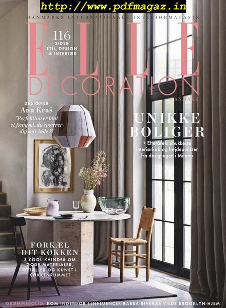 Elle Decoration Denmark – september 2019