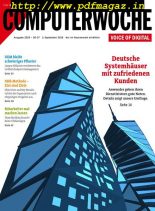 Computerwoche – 30 August 2019