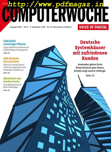 Computerwoche – 30 August 2019