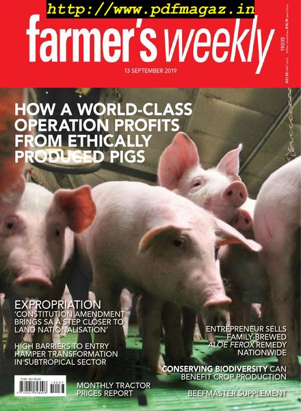 Farmer’s Weekly – 13 September 2019