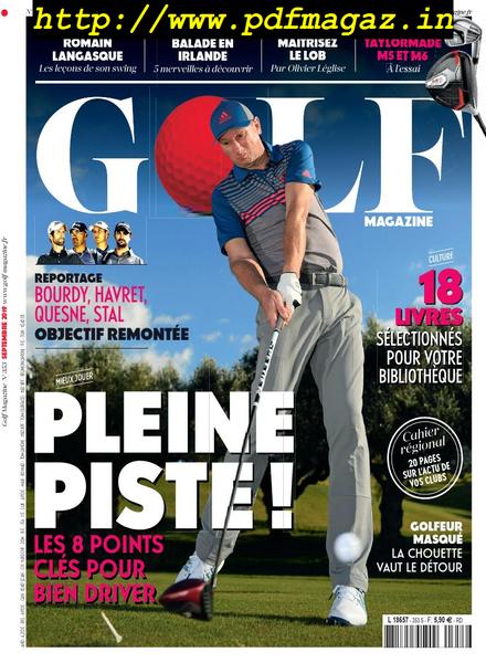 Golf Magazine France – aout 2019
