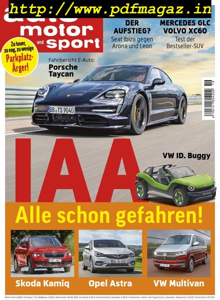 Auto Motor und Sport – 30 August 2019