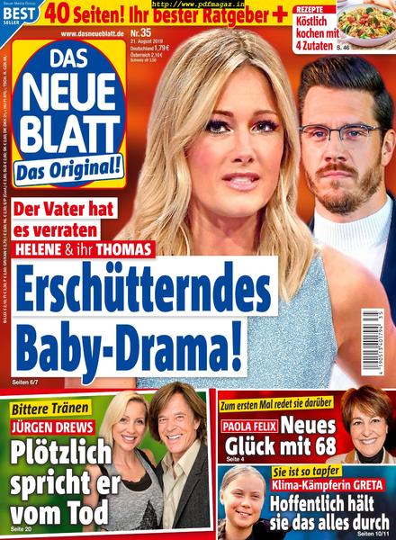 Das Neue Blatt – 21 August 2019