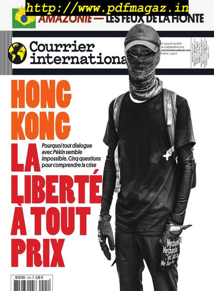 Courrier International – 29 Aout 2019
