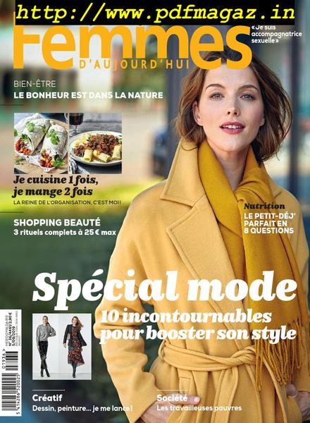 Femmes D’Aujourd’Hui – 5 Septembre 2019