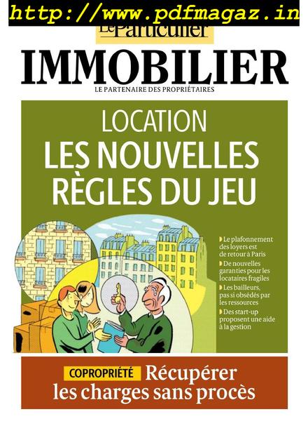 Le Particulier Immobilier – Septembre 2019