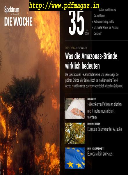 Spektrum Die Woche – 30 August 2019